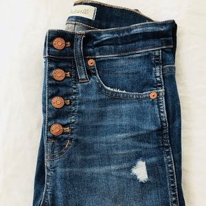 Madewell button fly jeans